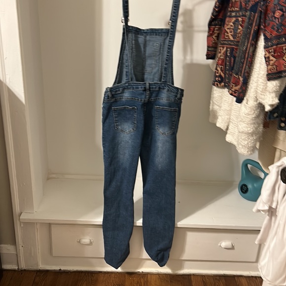Blue, jean overalls - Picture 2 of 3